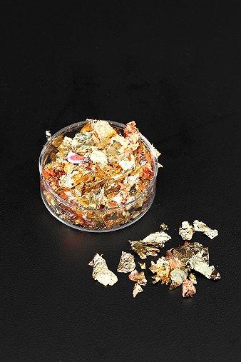 Color Club Foil Flakes Nail Art   Gold Foil   One Size